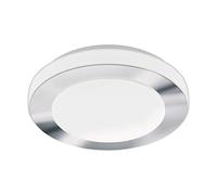 Eglo LED CARPI Lampada da Parete/soffitto, 11 W, Bianco/Effetto Cromato