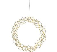 EGLO LED corona luminosa, luce da finestra natalizia in filo e plastica