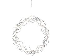 EGLO LED corona luminosa, luce da finestra natalizia in filo e plastica