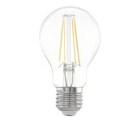 Eglo LED E27 dimmerabile a 3 fasi, lampadina retrò da regolare con interruttore, 7 Watt (equivalente a 60 W), 806 Lumen, lampada vintage illuminante bianco caldo, 2700k, Edison Ø 6 cm