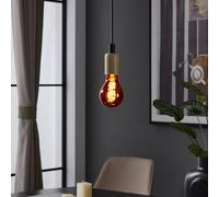 EGLO LED E27 dimmerabile, lampadina a spirale, lampada vintage color rame dal design retrò, 4 Watt, 30 Lumen, illuminante bianco caldo, 2000k, Edison A75, Ø 7,5 cm