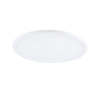 Eglo Led faretto da incasso Fueva Flex, spot Led in alluminio, superficie luminosa in plastica bianca, profondità di montaggio 25mm, bianco neutro, Ø 22,5cm