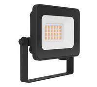 Eglo LED Faretto esterno Risacca-E, 1800 lumen, proiettore orientabile, lampada da parete in alluminio nero, luce bianca neutra, IP65