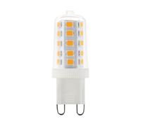 Eglo LED G9 base a perno dimmerabile, lampadina plug-in 3 Watt (equivalente a 30 Watt), 320 Lumen, lampada a pannocchia bianco caldo, 3000k, Ø 1,6 cm