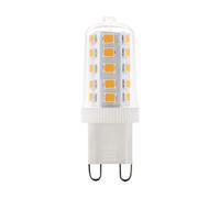 Eglo LED G9 base a perno dimmerabile, lampadina plug-in 3 Watt (equivalente a 30 Watt), 320 Lumen, lampada a pannocchia bianco caldo, 3000k, Ø 1,6 cm