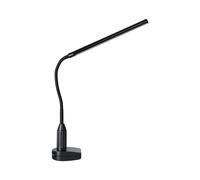 Eglo LED Lampada a Clip Laroa, lampada da tavolo con morsetto | e touch, dimmerabile a più livelli, luce neutra, lampada da scrivania in plastica, spot a clip nero, lampada da lettura LED