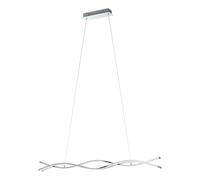 Eglo Lampadario a sospensione Lasana 2 Moderno Acciaio Cromo 1 luce LED 35W 5300 lm