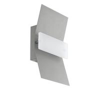 EGLO LED Lampada da Parete Esterna Binasco, 1 fiamma, Applique in acciaio