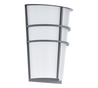 EGLO LED Lampada da parete esterna Breganzo, lampada a 2 fiamme, applique