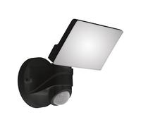 Eglo LED Lampada da Parete Esterna Pagino, 1 fiamma, Lampada da Esterno | con Sensore in Plastica, Colore Nero, Faretto con Rilevatore di Movimento, IP44