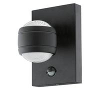 Eglo LED Lampada da parete esterna Sesimba 1, 2 fiamme con sensore di