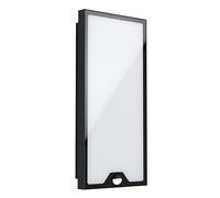 Eglo Led lampada da parete per esterni Casazza, lampada da esterno con rilevatore di movimento, sensore crepuscolare, acciaio zincato, nero, plastica, bianco, bianco caldo, IP44, H 42 cm