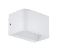 Applique Contemporanea Sania Piccola 4 Led Alluminio Bianco