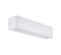 Applique Contemporanea Sania Grande 4 Led Alluminio Bianco