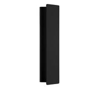 Eglo Lampada da parete a LED Zubialde, 1 lampada da parete moderna, faretto da parete interno in alluminio e acciaio, lampada da soggiorno, lampada da corridoio, colore nero, bianco