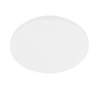 Eglo LED lampada da soffitto esterna Approdo, 4600 lumen, luce decorativa da per esterni, balcone terrazza, plastica bianca, IP54, illuminazione calda, Ø 43 cm