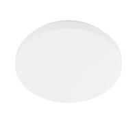 Eglo LED lampada da soffitto esterna Approdo con sensore di movimento, luce decorativa da esterno per balcone e terrazza, plastica bianca, IP54, illuminazione calda, Ø 31 cm