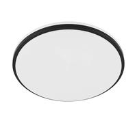 Eglo LED lampada da soffitto esterna Margidore, luce calda-fredda, per balcone e terrazza, illuminazione decorativa in plastica e metallo nero e bianco, IP54, Ø 34 cm