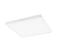 Eglo LED Lampada da soffitto Fueva 1, lampada a soffitto a 1 fiamma, materiale: alluminio, plastica, colore: bianco, dimensioni: 40x40 cm, luce neutra