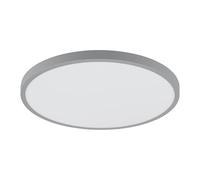 Plafoniera Moderna Fueva 1 In Alluminio Argento Led Integrato 22,3W 3000K Ip20