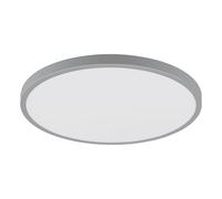 Plafoniera Moderna Fueva 1 In Alluminio Argento Led Integrato 22,3W 4000K Ip20