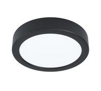 EGLO - FUEVA 5 PLAFONIERA LED IN METALLO NERO 11W DN. 160 MM. 4000K 1350LM 99233