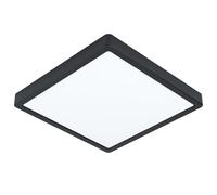 Plafoniera Moderna Fueva 5 In Acciaio Nero Led Integrato 20,5W 3000K Ip44