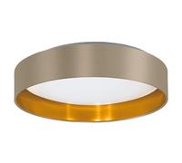 Plafoniera Contemporanea Maserlo 2 Policarbonato Bianco Led Integrato 20W