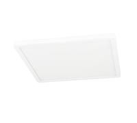 Eglo LED lampada da soffitto Minerario, luce esterna per balcone e terrazza, illuminazione decorativa a in plastica bianca, IP54, fonte luminosa calda, 29 x 29 cm