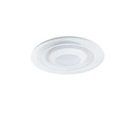 EGLO LED lampada da soffitto Pagliare, plafoniera, acciaio bianco, plastica