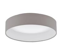 Eglo LED lampada da soffitto Palomaro, plafoniera in tessuto, lampada