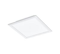 Plafoniera Moderna Salobrena 1 Alluminio Bianco Luce Led Integrato 14W