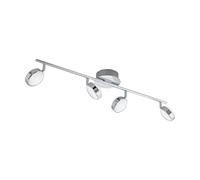 Eglo LED lampada da soffitto Salto, lampada da soffitto a 4 fiamme, faretti