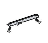 Eglo LED Lampada da soffitto Sarria, lampada da soffitto a 3 fiamme, faretti in metallo, lampada da soggiorno nero e cromato, spot con lampadine GU10 luce calda