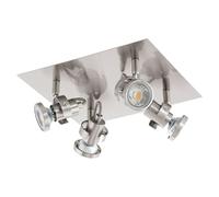 Eglo TUKON 3 Binario da soffitto 3.3 W, Argento