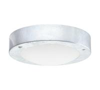 Eglo LED lampada da soffitto Vento 1, lampada da esterno, lampada esterna in acciaio zincato a caldo, lampada da esterno in vetro satinato, luce calda, IP44