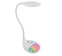 Eglo 97078 Lampada da Tavolo, 14 x 11 x 49 cm, in Plastica, Integrata, Bianco
