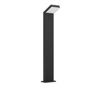 Eglo LED lampada esterna Grottazzolina, luce decorativa da giardino, apparecchio da terra, apparecchio da sentiero in alluminio nero, IP65, illuminazione calda, 80 cm