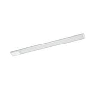 Eglo Led lampada sottopensile Repilado, luce Led in bianco neutro, da cucina, in plastica bianca, argento, con interruttore a bilanciere, L 60 cm