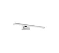 Eglo LED lampada specchio Galenzana-E, luce bagno, illuminazione specchio in alluminio e plastica cromata e argento, bianco neutro, IP44