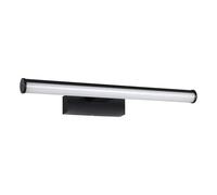 Eglo LED lampada specchio Vadumi, luce bagno, illuminazione specchio in plastica nero e bianco, luce neutra, IP44, lunghezza 40 cm