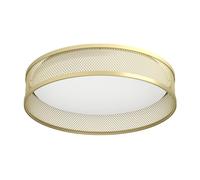 EGLO Plafoniera LED Luppineria intreccio acciaio ottone EGLO