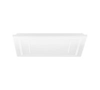 Eglo Led Panel Albarca, Lampada da soffitto a incasso, plafoniera regolabile con interruttore dimmer, alluminio e plastica bianca, bianco caldo-bianco freddo, 59 x 59 cm