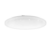 Eglo Plafoniera Frania-S, Lampada da Parete/Soffitto in Acciaio bianco, LED integrato 50W IP20