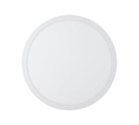 Eglo LED Plafoniera Fueva 1, lampada da soffitto a 1 luce, materiale: alluminio e plastica, colore: bianco, diametro: 40 cm, luce neutra