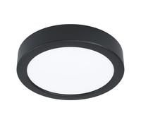 Plafoniera Moderna Fueva 5 In Acciaio Nero Led 11W 3000K Ip20