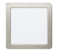 Plafoniera Moderna Fueva 5 In Acciaio Nichel Satinato Led Integrato 11W Ip20