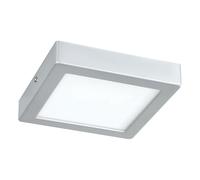 EGLO Led plafoniera Idun, luce da soffitto singola, in metallo e plastica