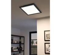 Eglo LED Smart+ Pannello da Soffitto Nero 30x30cm 15,3W CCT Bluetooth Dimmabile
