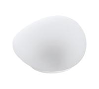 Eglo LED Solar Stein Z_Solar, lampada da terra esterna, luce solare | da giardino, illuminazione decorativa in plastica e vetro bianco, pietra fonte luminosa calda, 16,5 cm